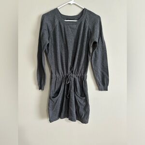 Gently Used Messi Grey Knit Tunic Dress - Size M